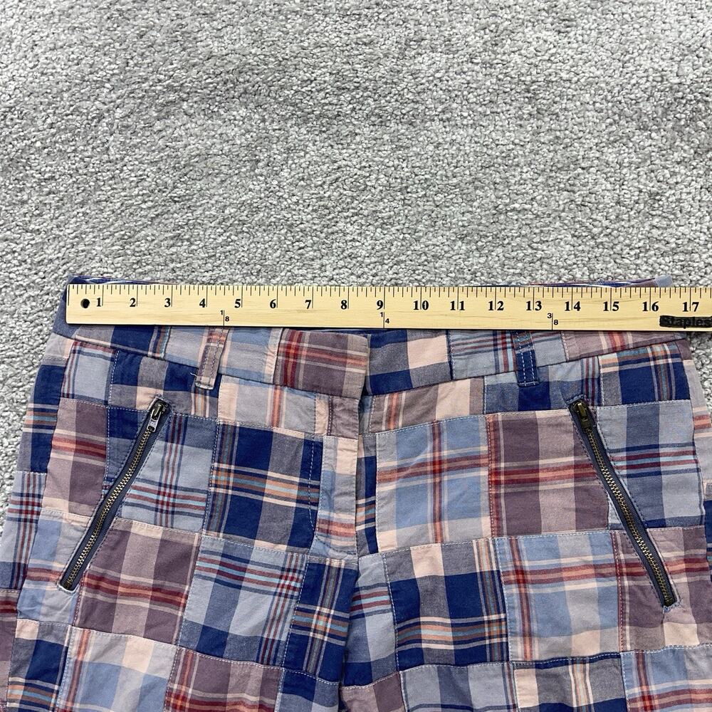 J. Crew Plaid Ankle Pants - Blue, Red, White - Picture 11 of 14